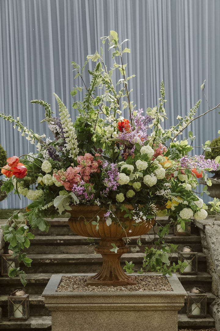 Large Terracotta Style Urn