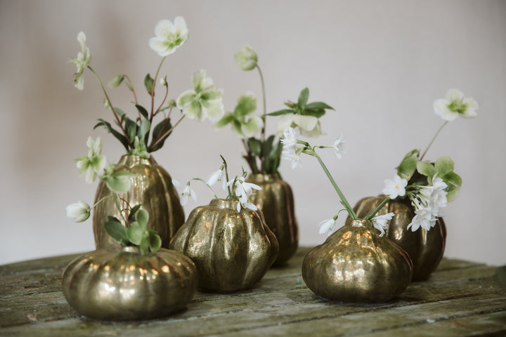 Gold Gourd Vases