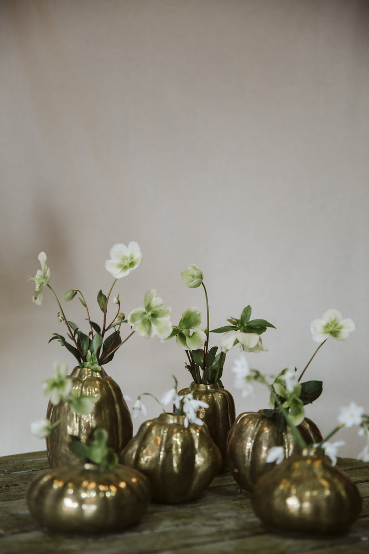 Gold Gourd Vases