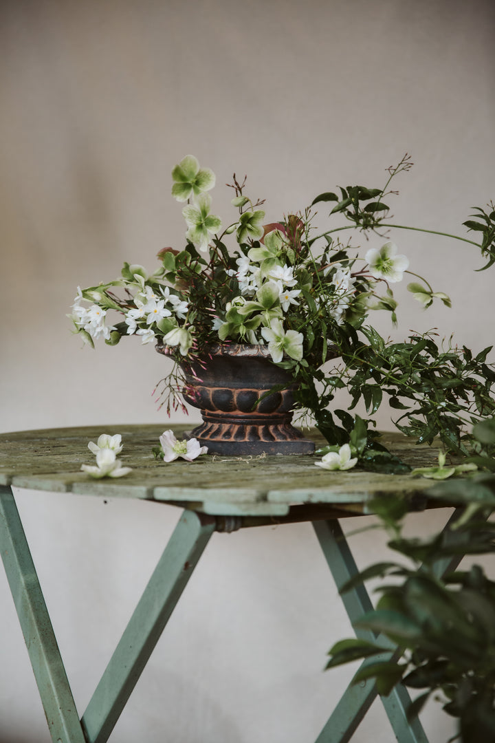 Large Stone Footed Table Urn