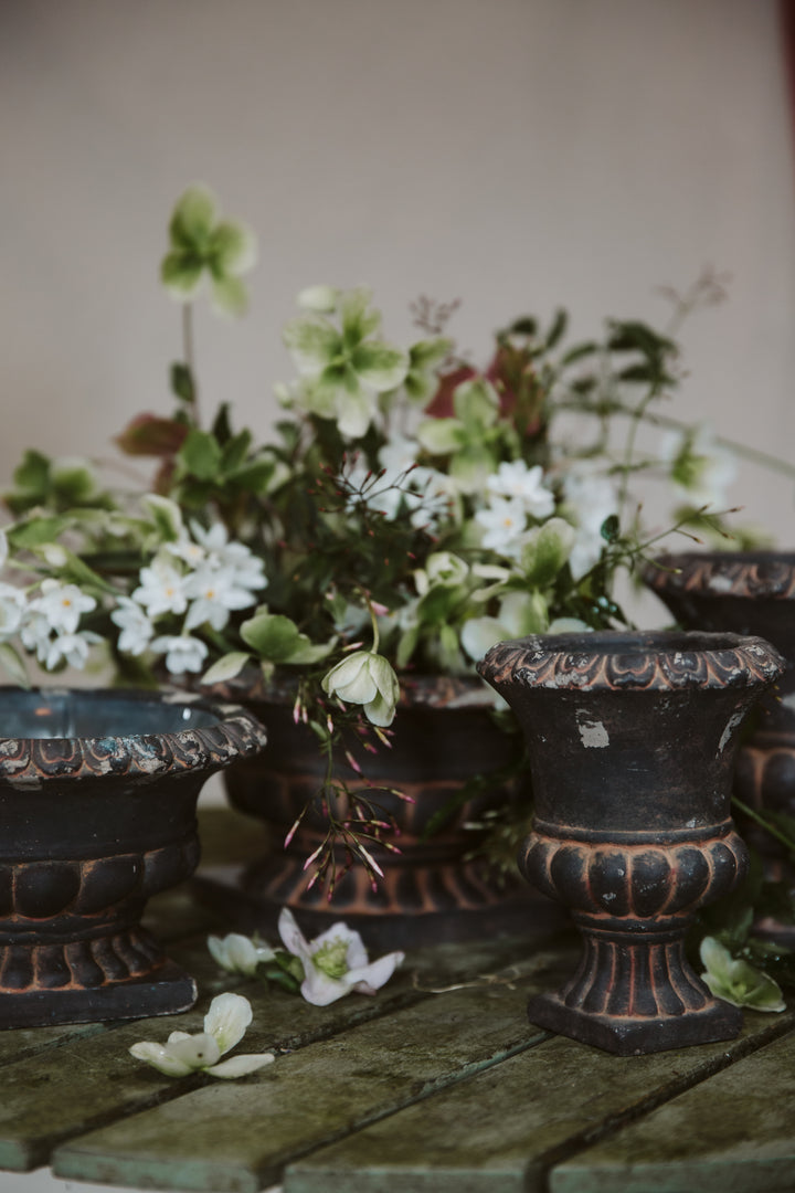Large Stone Footed Table Urn