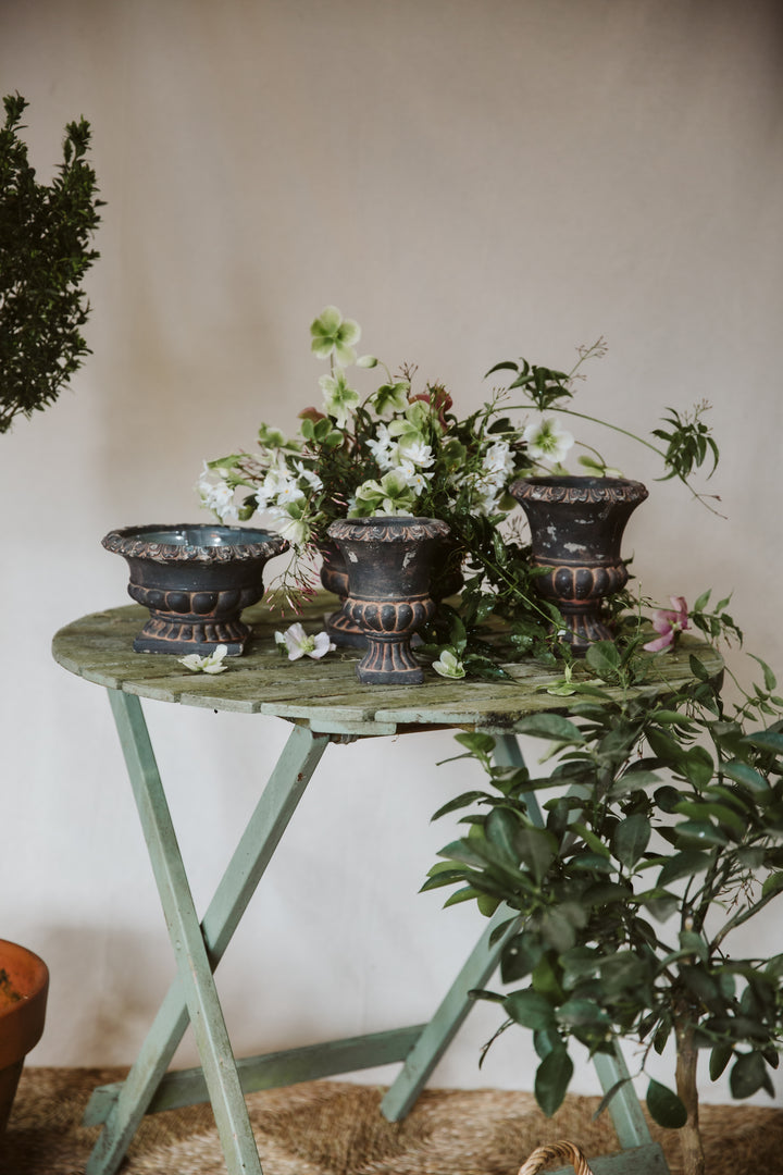 Small Tall Stone Table Urn