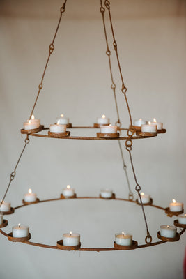 Hanging Metal Tea Light Holders