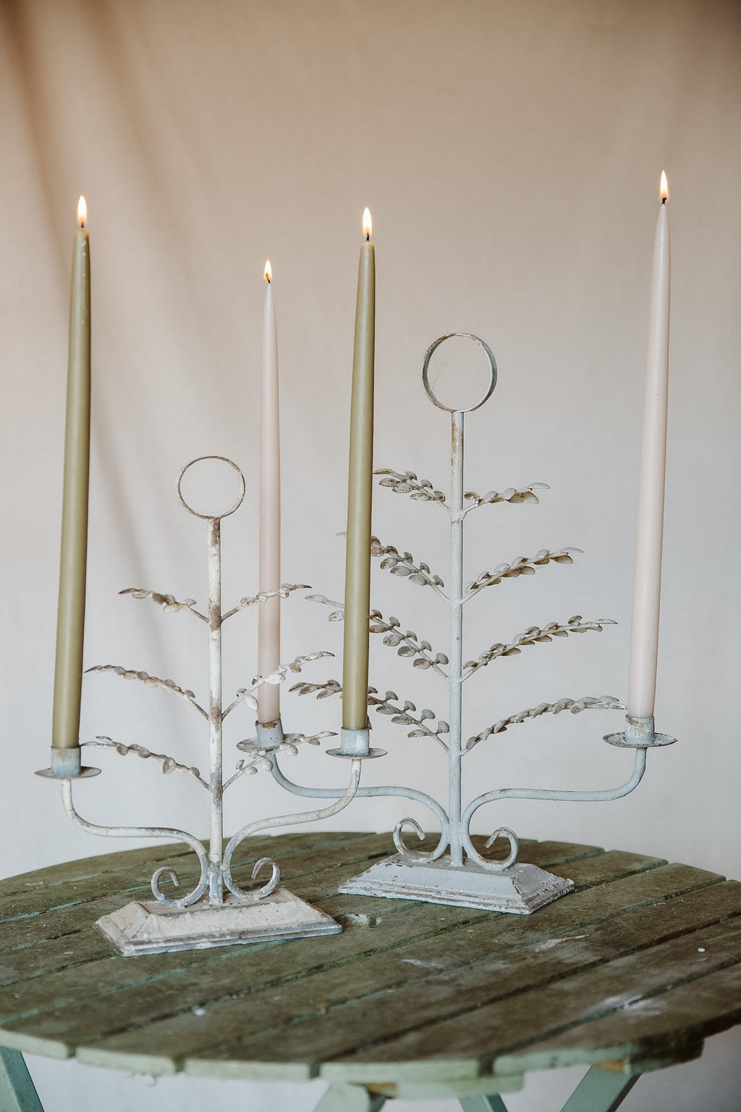 Candelabra Spring Leaves Small