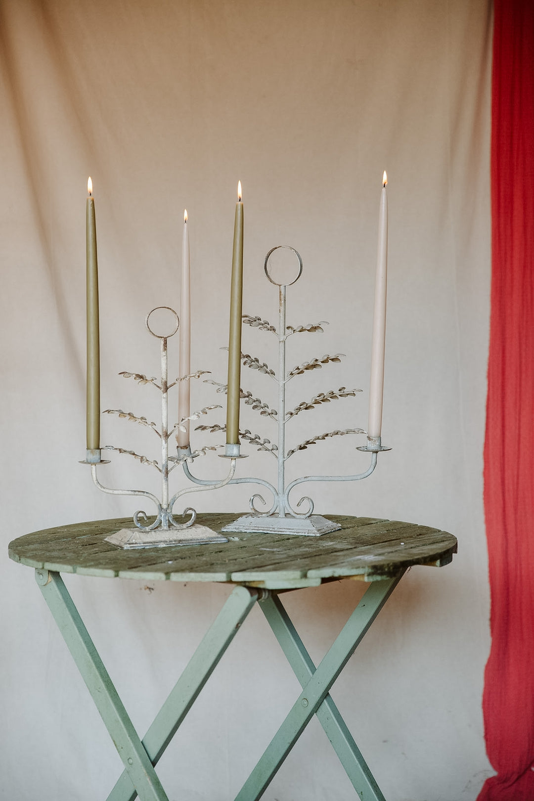 Candelabra Spring Leaves Small