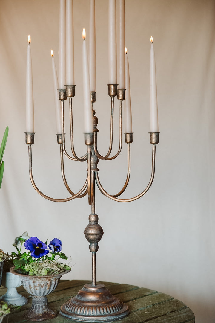 Aged Gold Candelabra