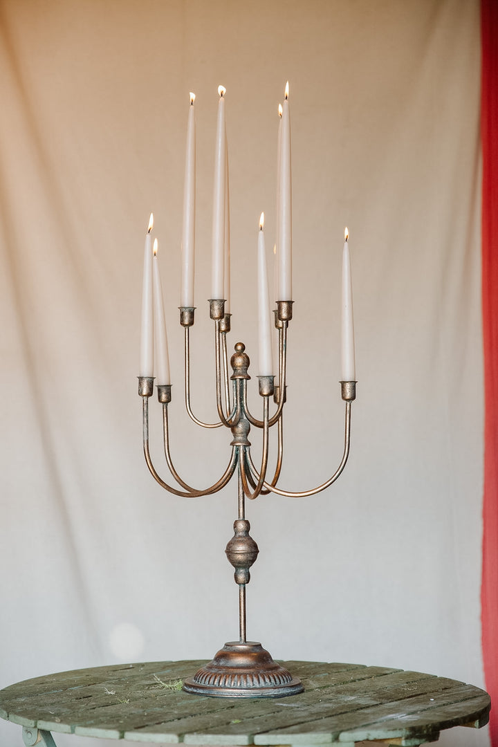 Aged Gold Candelabra