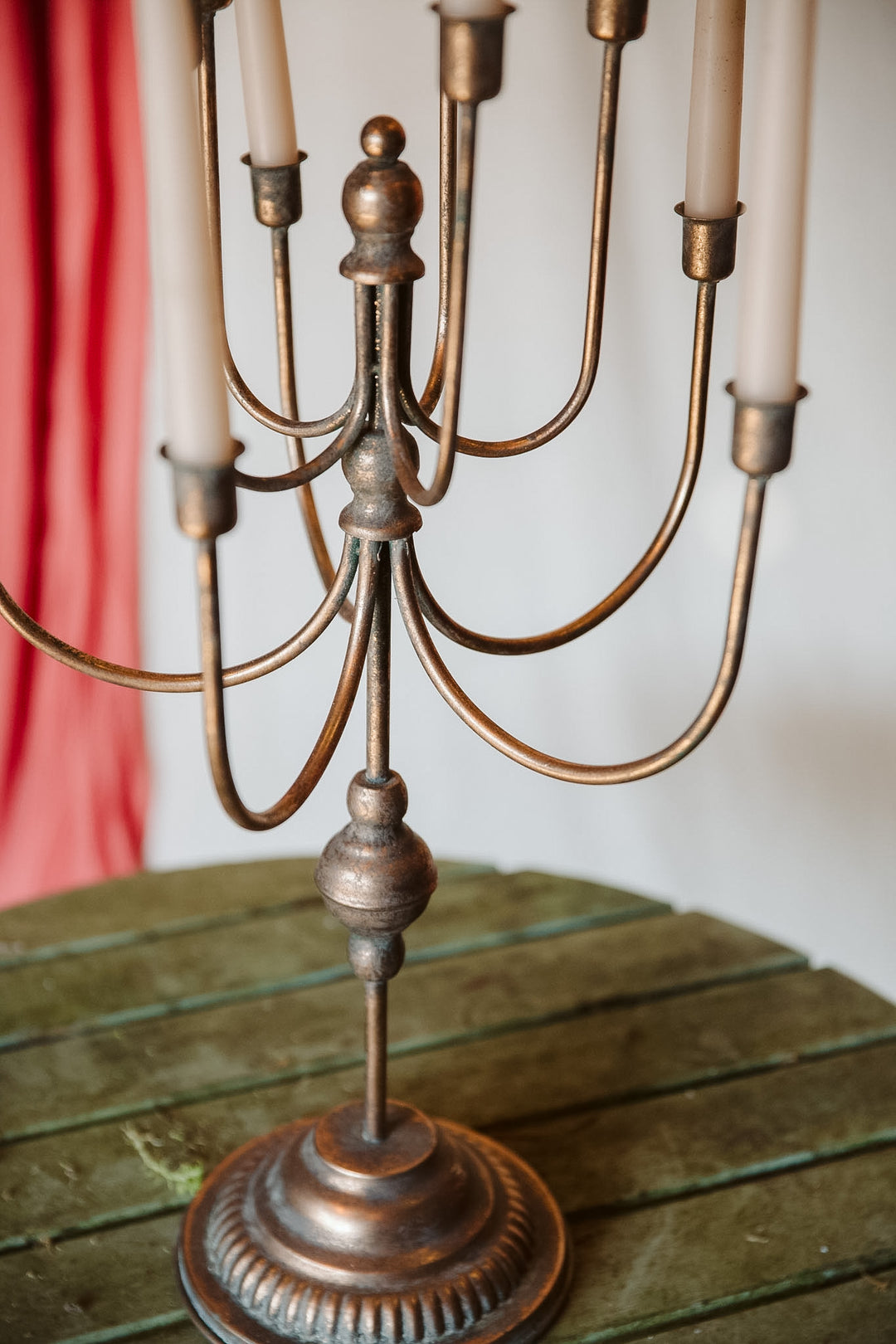 Aged Gold Candelabra