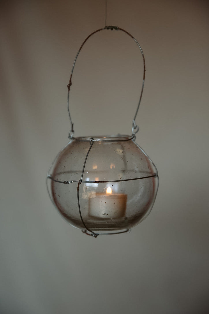 Large Round Tea Light Lantern