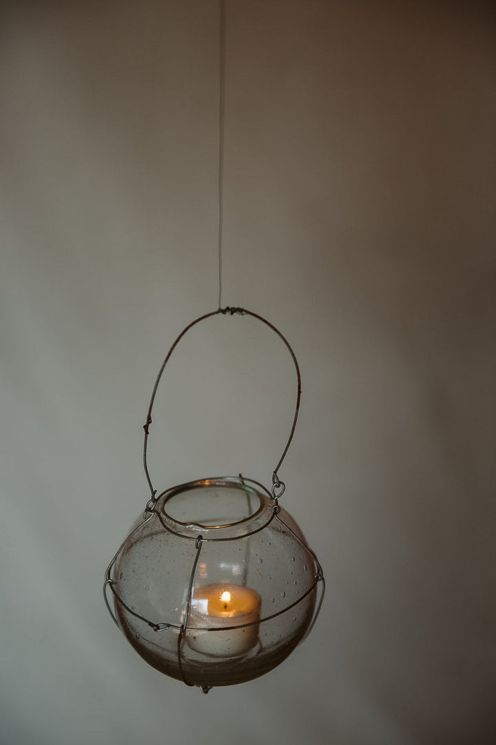 Large Round Tea Light Lantern