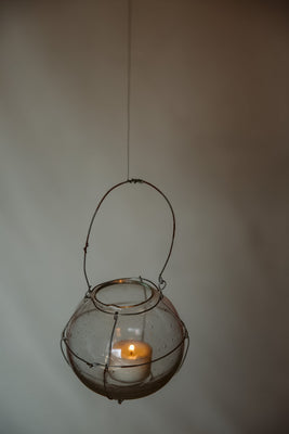 Large Round Tea Light Lantern