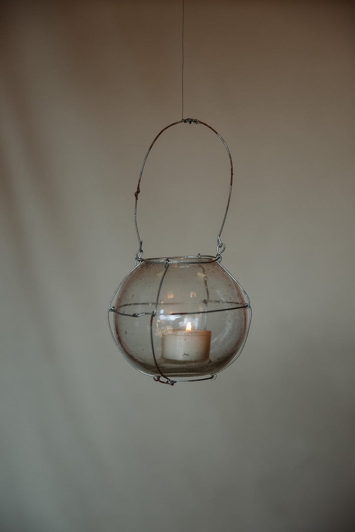 Large Round Tea Light Lantern
