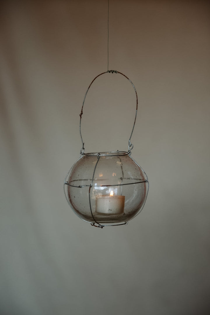 Large Round Tea Light Lantern