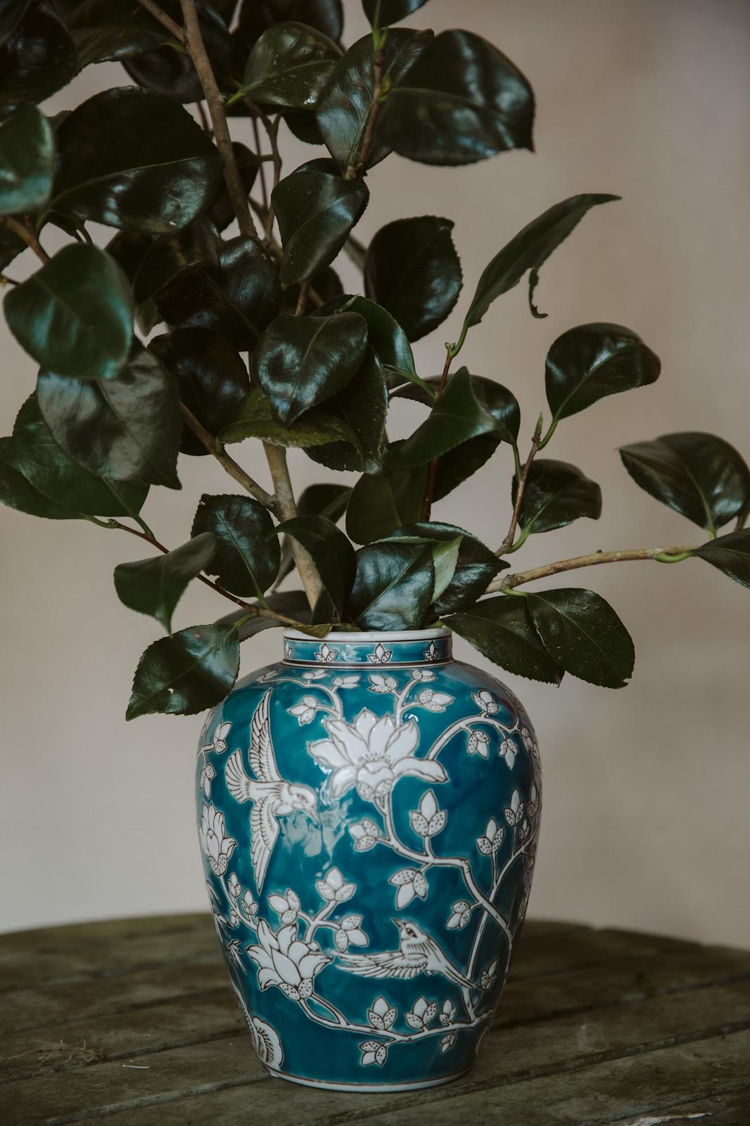 Medium Chinoiserie Style Vase